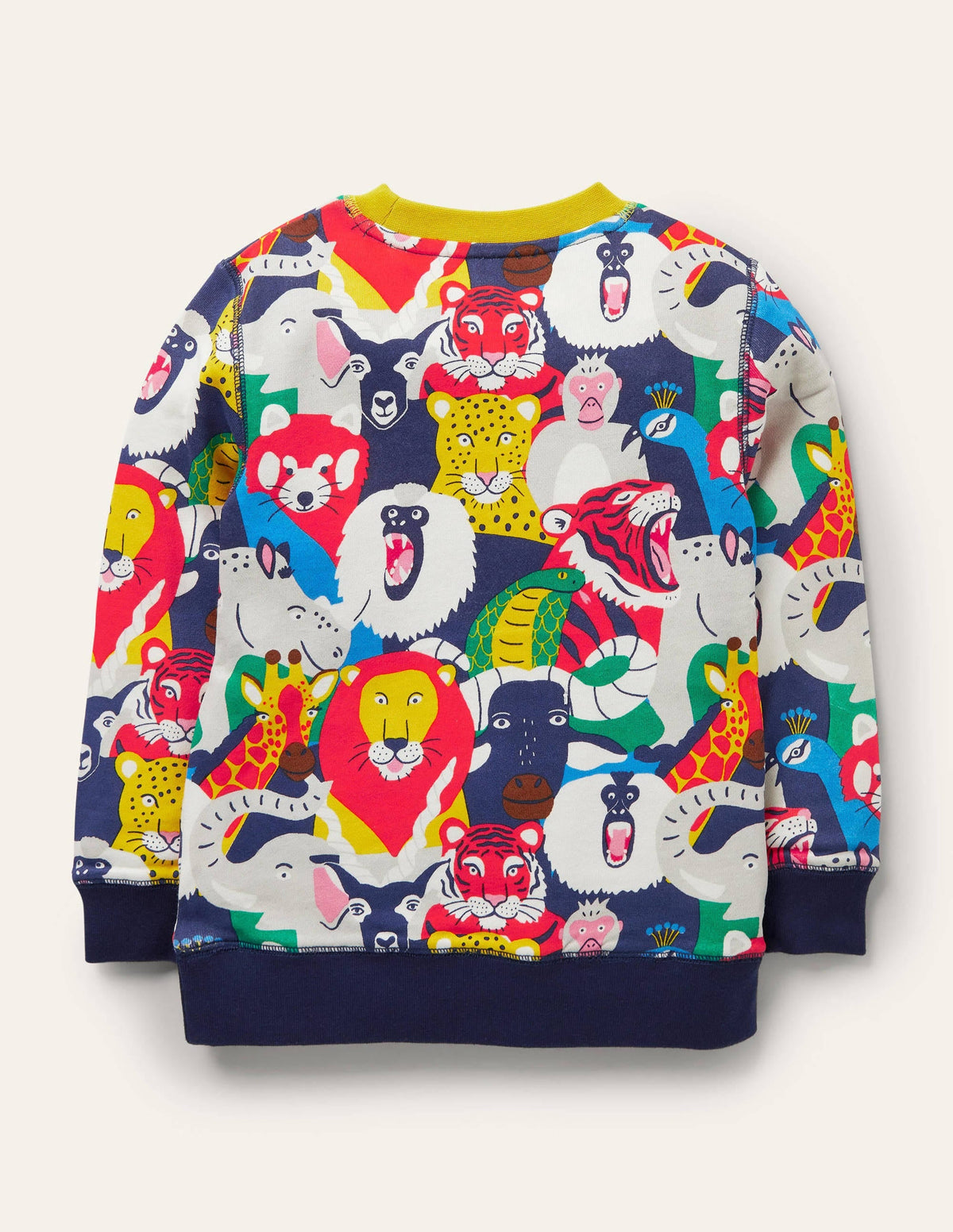 Appliqué Scene Sweatshirt-Multi Bonkers Jungle