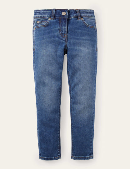 Active-flex Slim Fit Jeans-Mid Vintage Denim