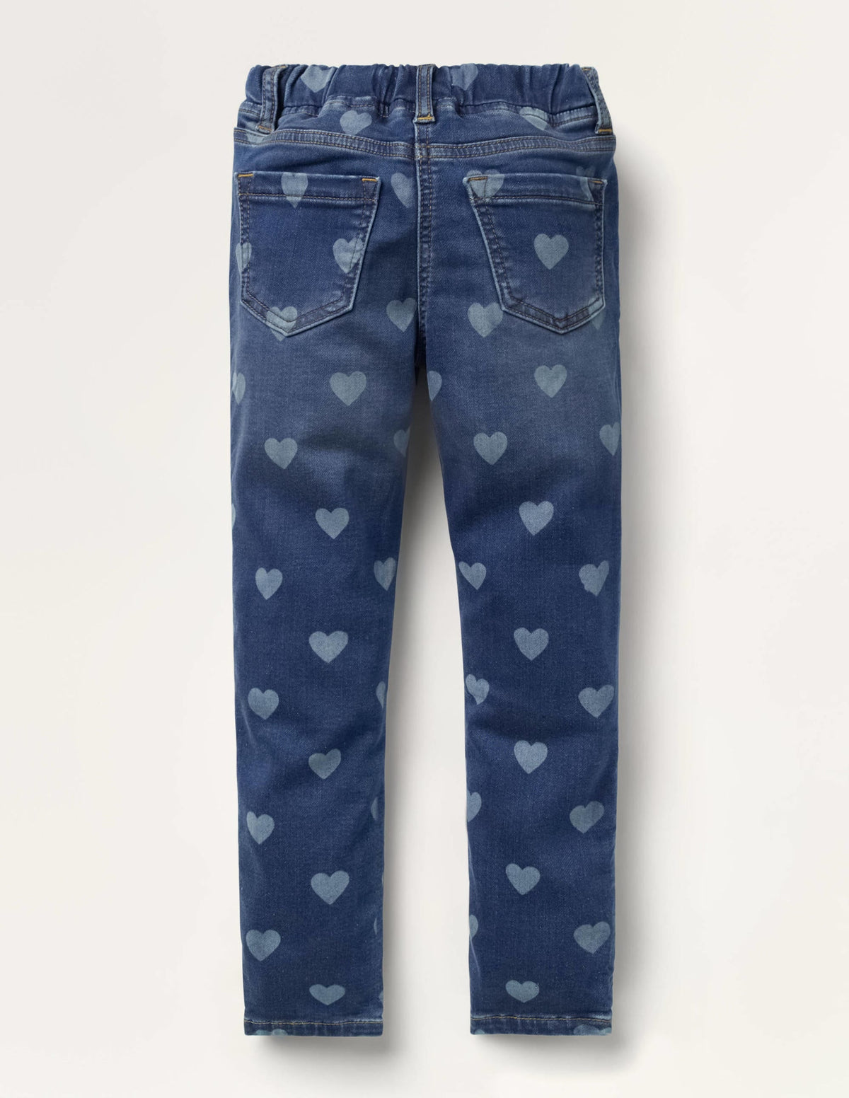 Adventure-flex Denim Leggings-Mid Vintage Heart