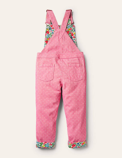 Appliqué Horse Overalls-Formica Pink