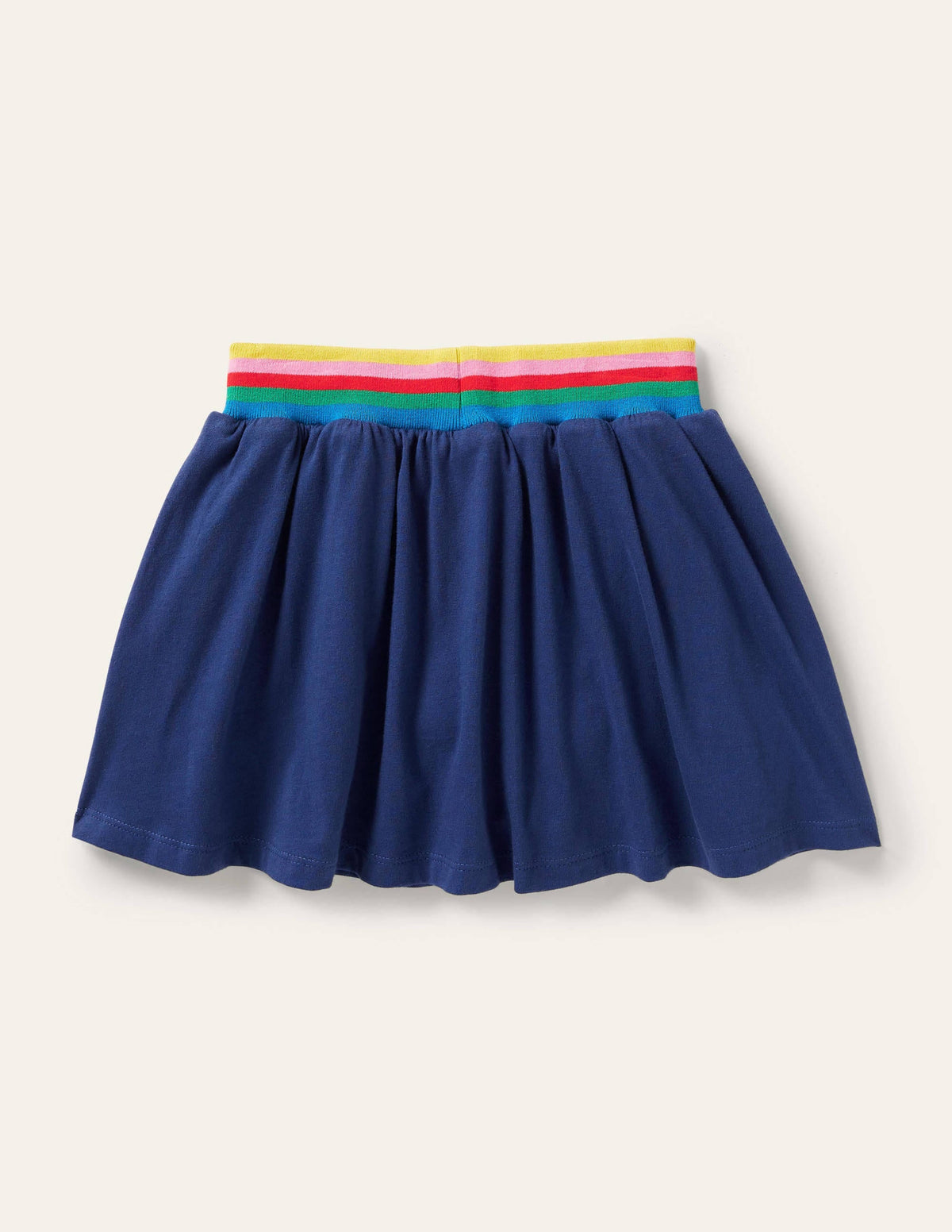Applique Jersey Skort-Starboard Blue Weather