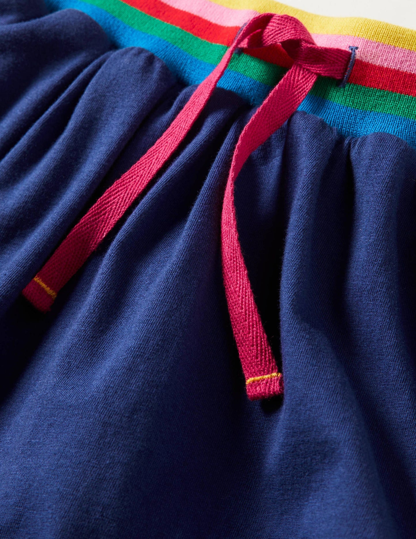 Applique Jersey Skort-Starboard Blue Weather