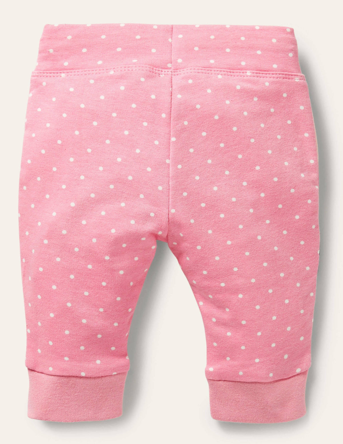 Appliqué Jersey Pants-Bright Petal Pin Spot Animals