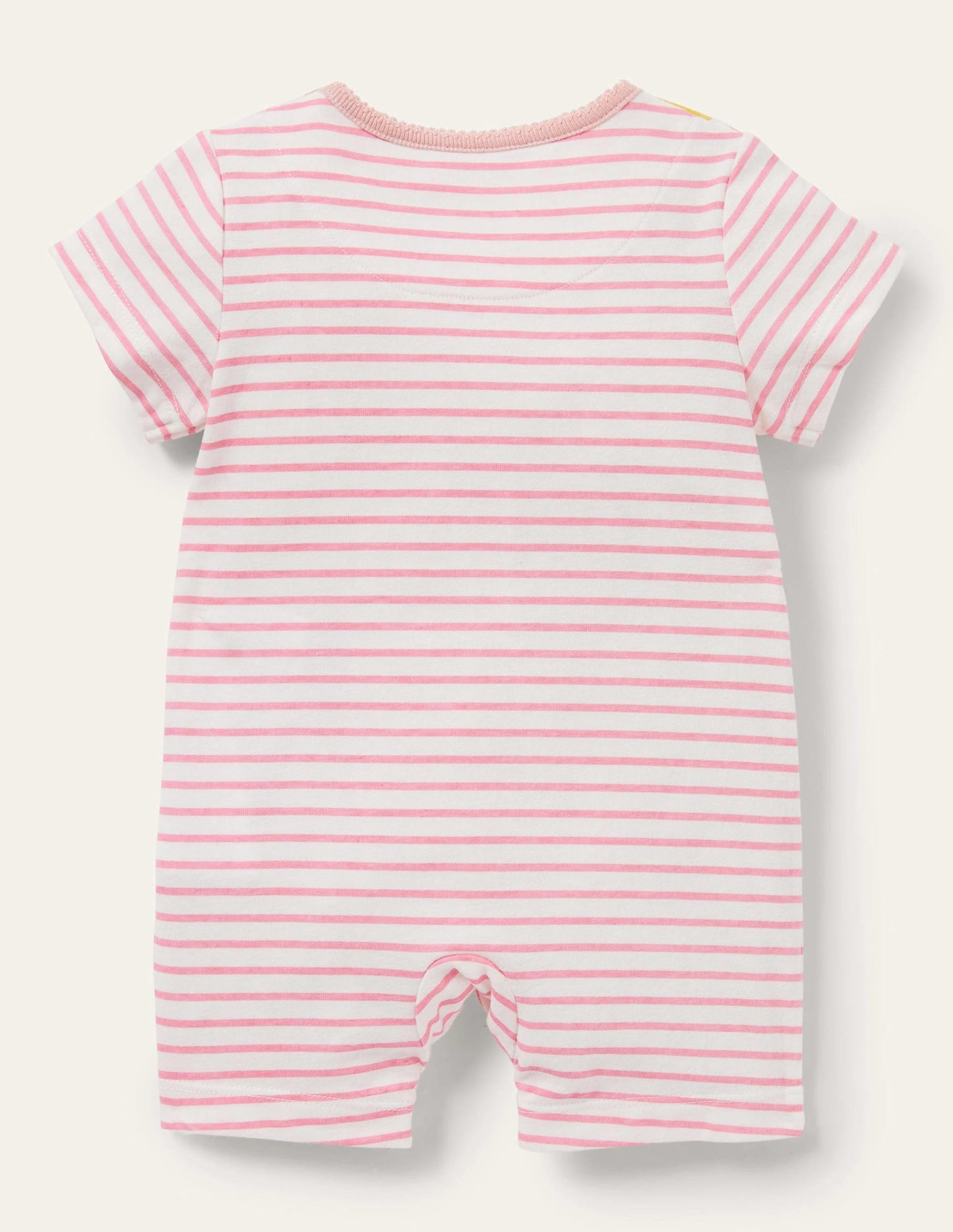 Appliqué Jersey Romper-Rainbow Animals
