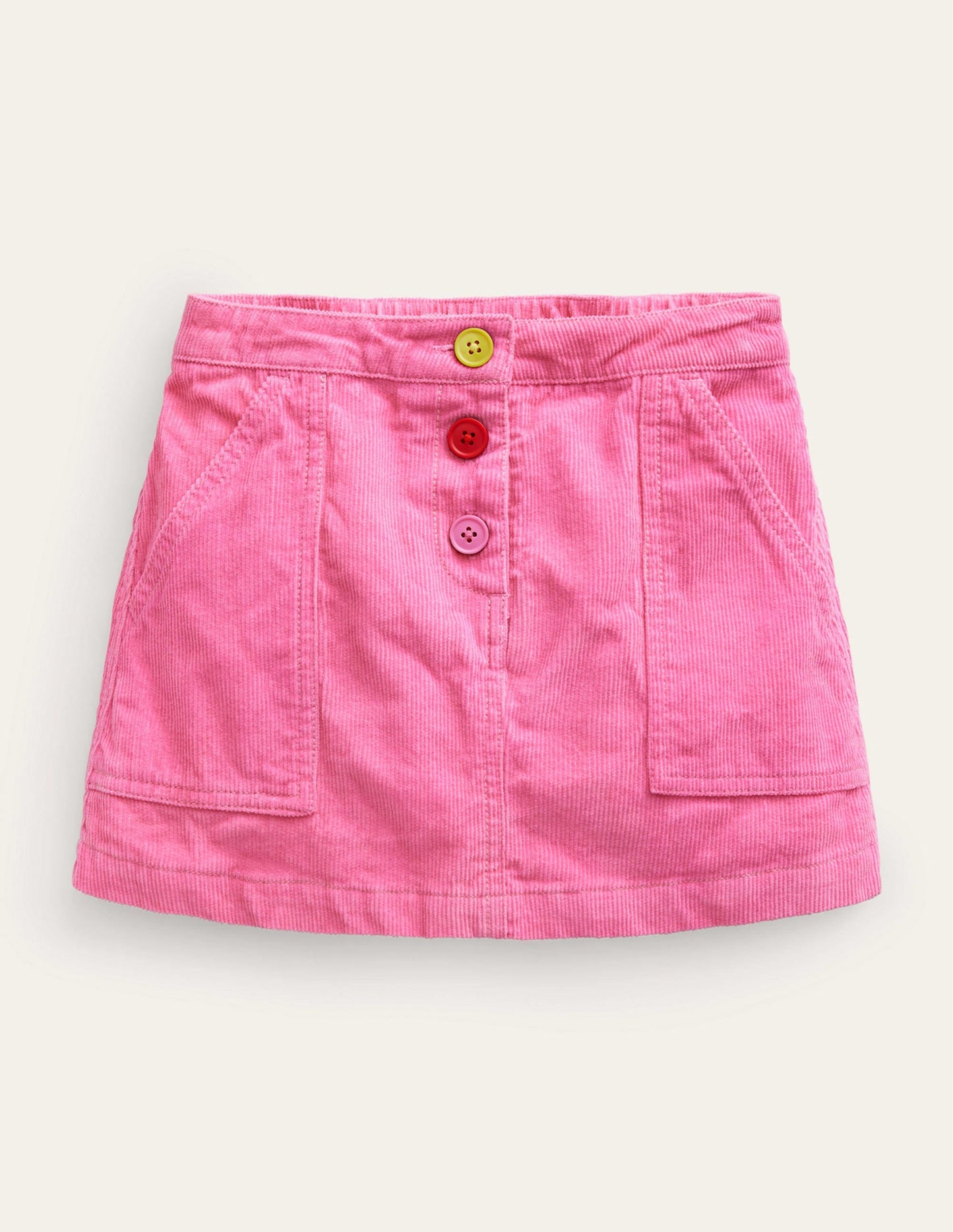 A-Line Mini Skirt-Mid Pink