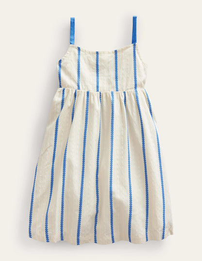 Back Detail Cut Out Dress-Ivory