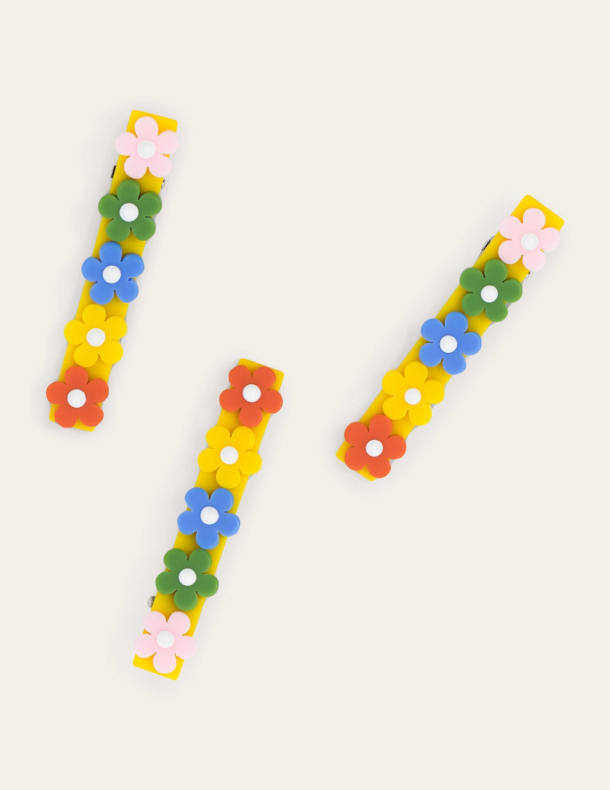 3 Pack Hair Clips-Multi