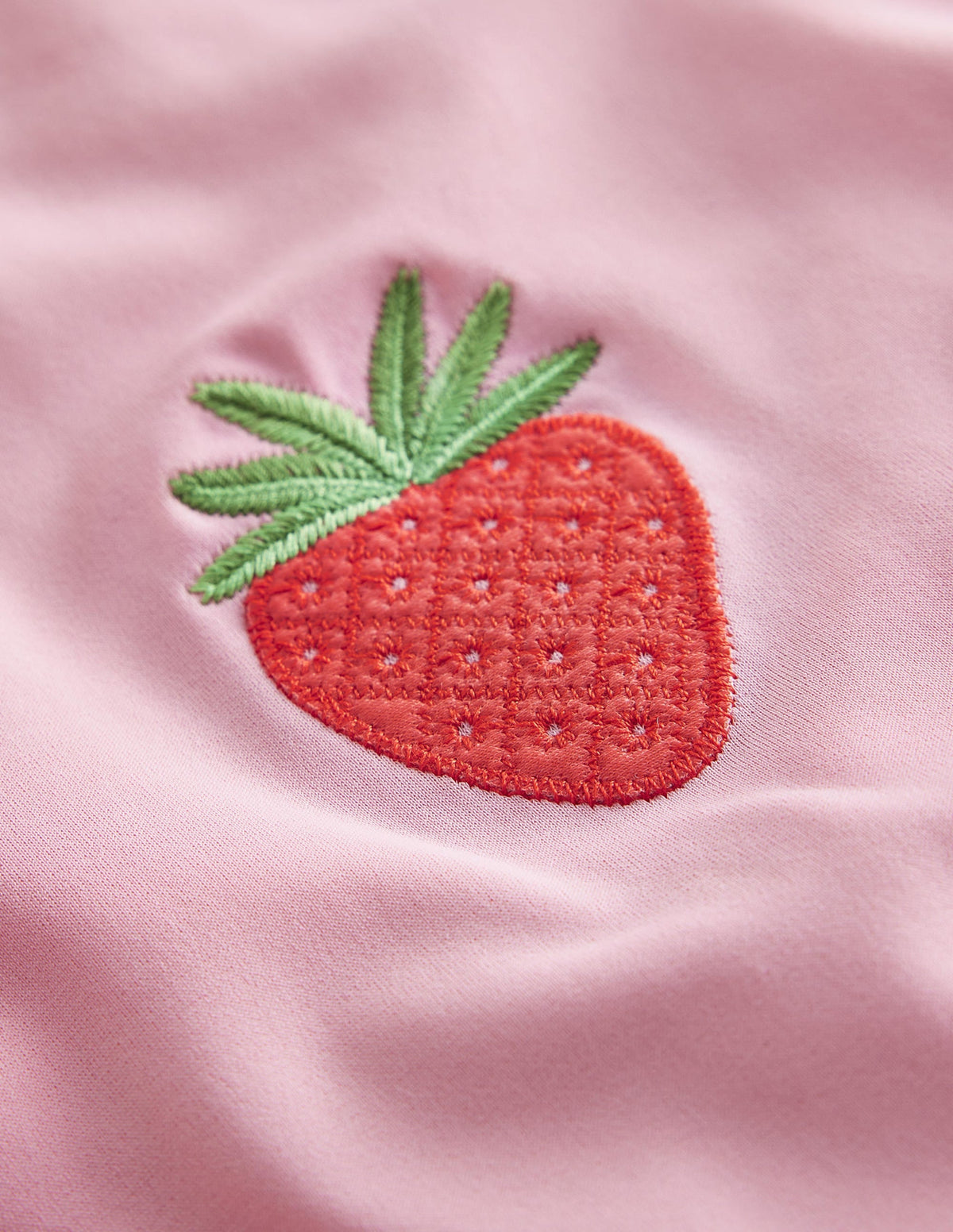 Appliqué Fruit Swimsuit-Pink Lemonade