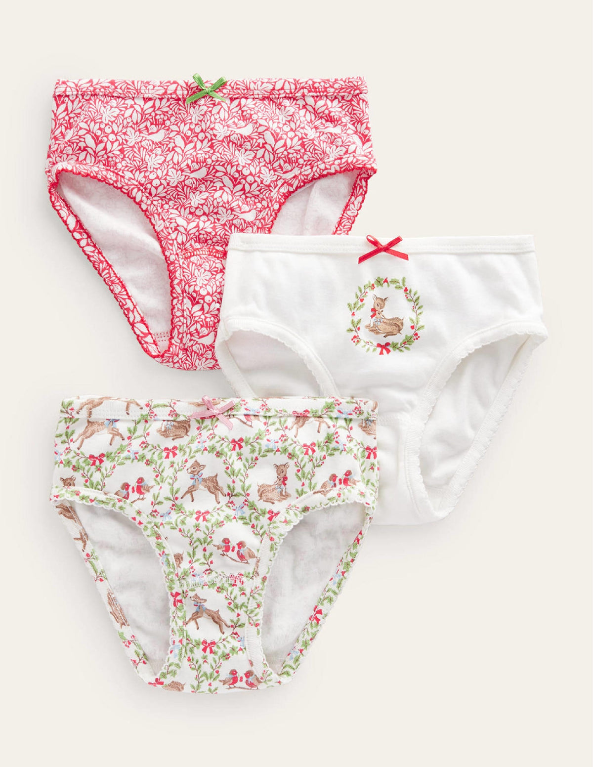 7 Pack Underwear-Red Festive