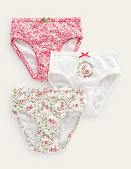 7 Pack Underwear-Red Festive