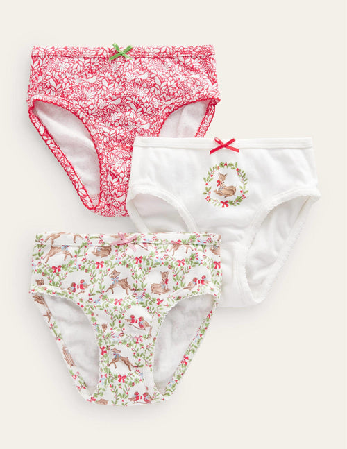 7 Pack Underwear-Red Festive