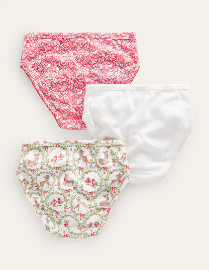 7 Pack Underwear-Red Festive