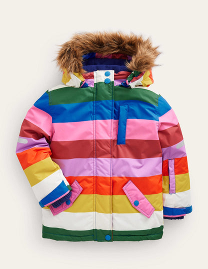 All-weather Waterproof Jacket-Multi Stripe