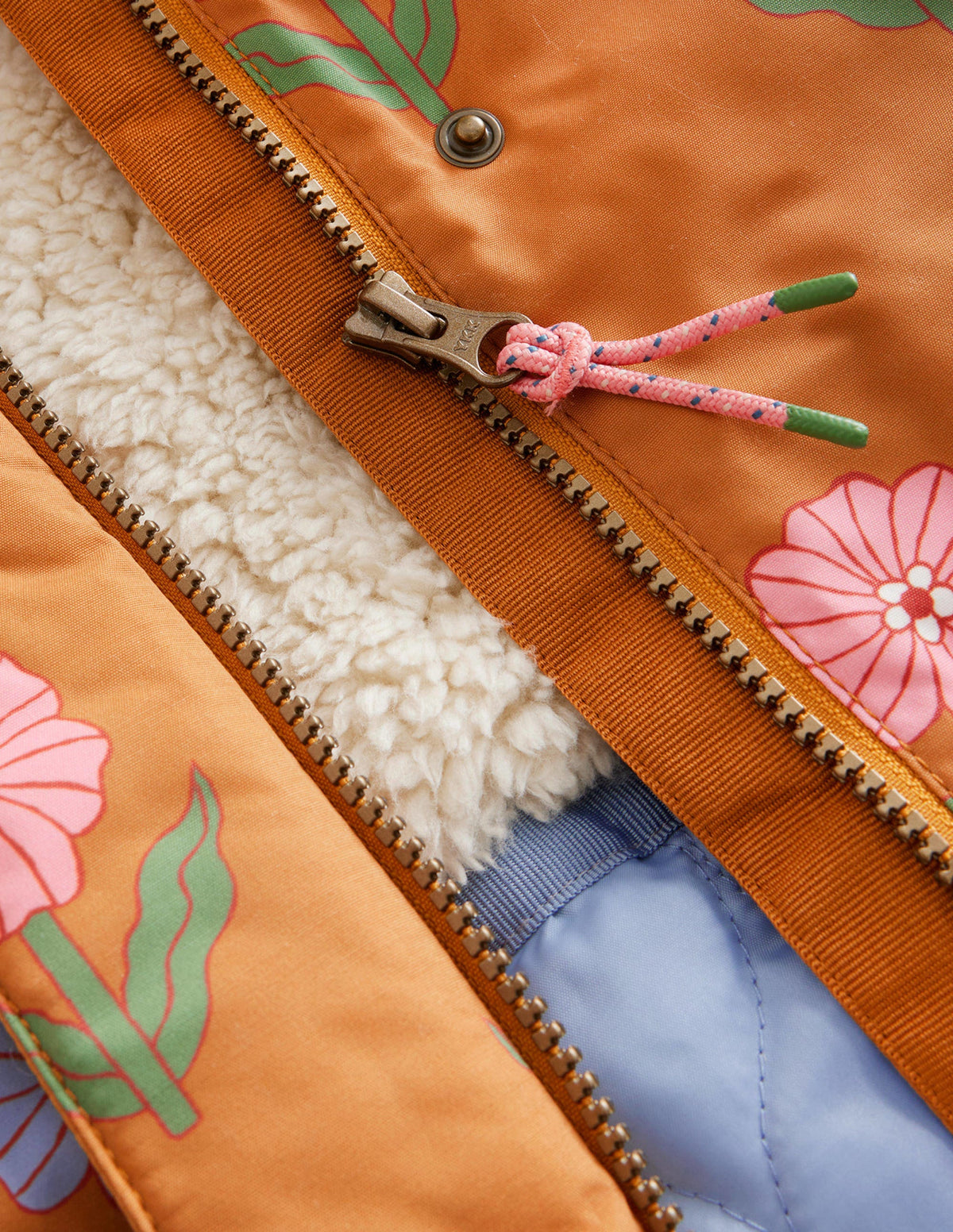 Authentic Waterproof Parka-Butterscotch Floral