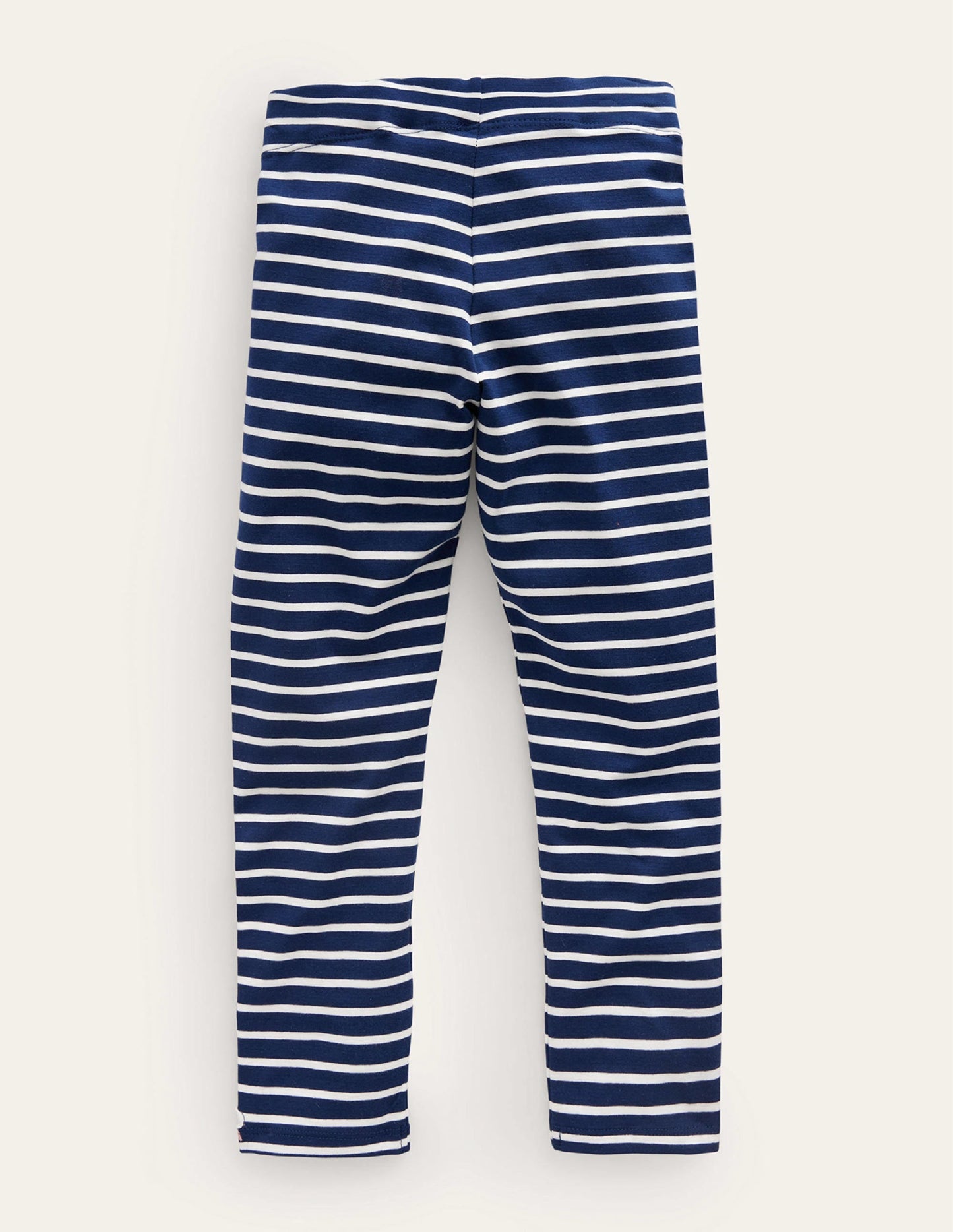 Appliqué Leggings-College Navy/Ivory Festive