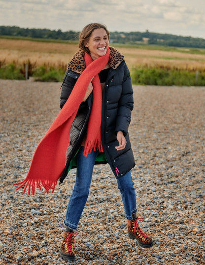 Bamburgh Puffer Coat-BLACK