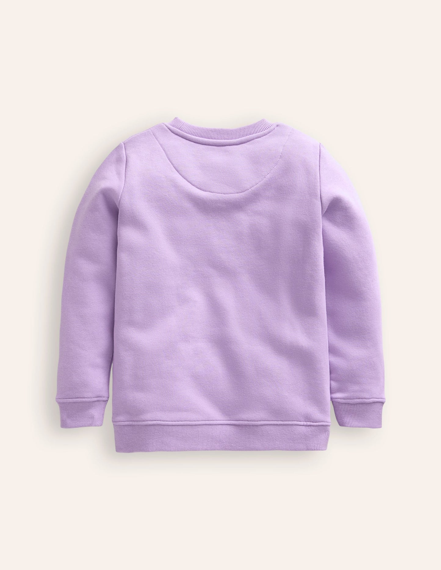 Appliqué Sweatshirt-Misty Lavender Dog