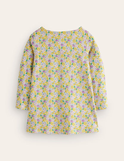 Appliqué Jersey Tunic-Spring Bloom Easter Eggs