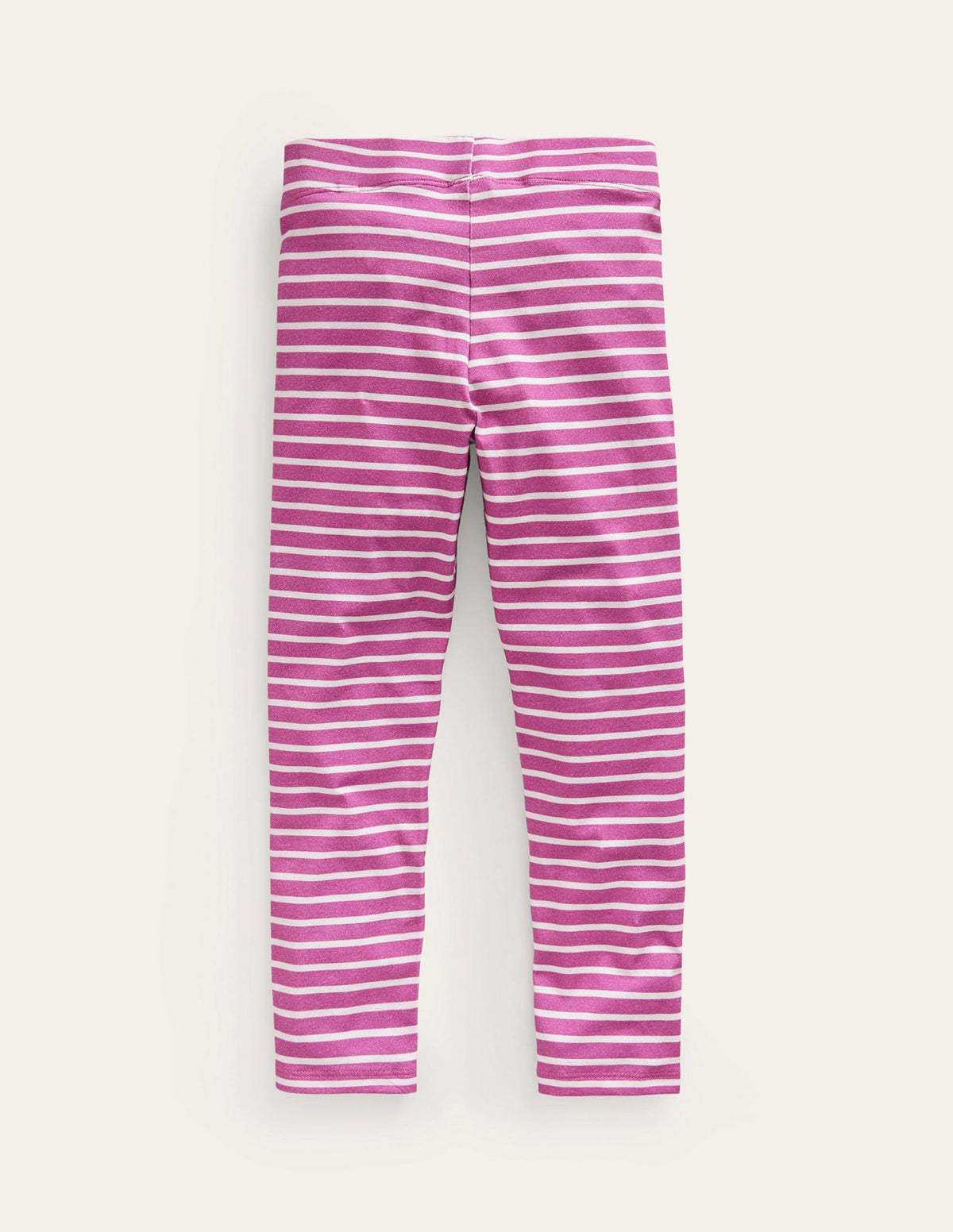 Appliqué Leggings-Strawberry Pink/Ivory Hearts