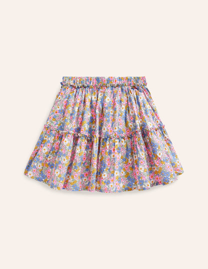 Appliqué Skirt-Festival Pink Nautical Cats