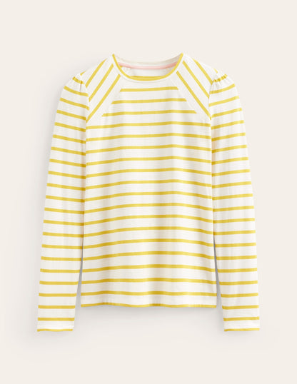 Arabella Stripe T-Shirt-Passion Fruit