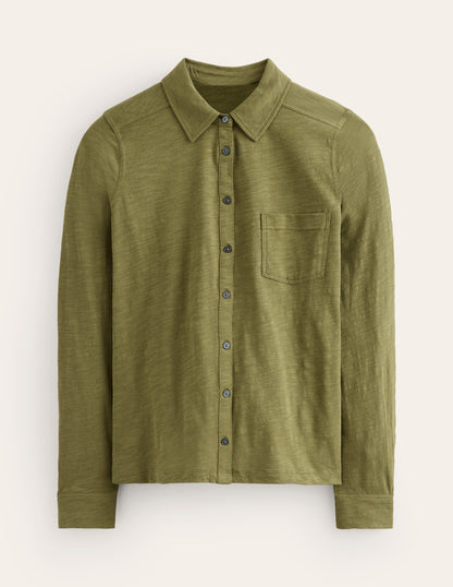Amelia Jersey Shirt-Mayfly