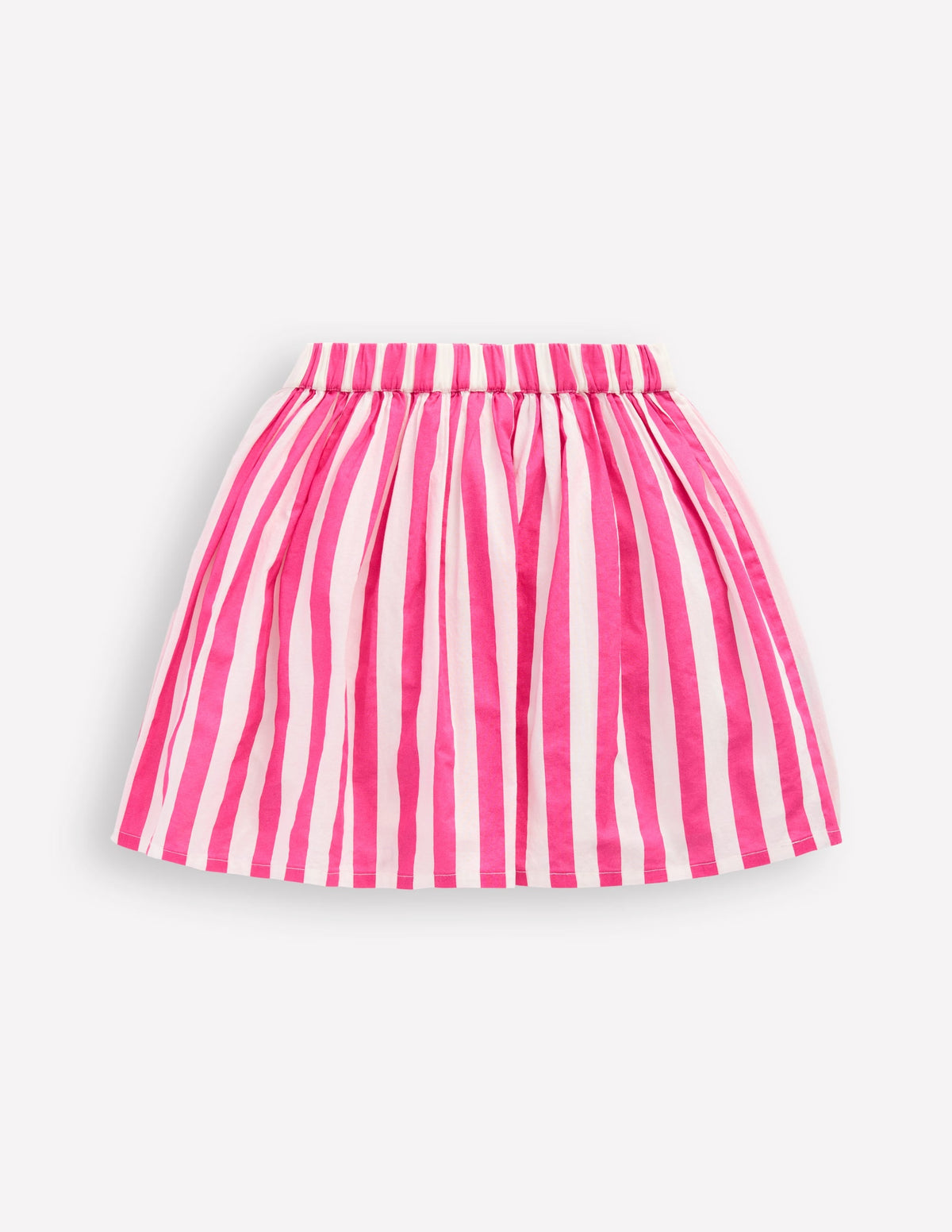 Appliqué Skirt-Fruit Pink Stripe