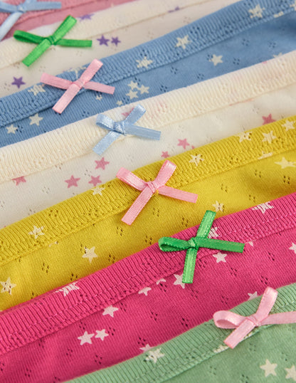 7-pack Pointelle Underwear-Multi Stars