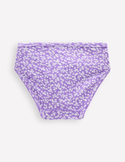 7-pack Pointelle Underwear-Multi Ditsy Vine