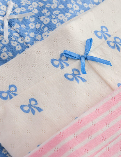 3-pack Pointelle Leggings-Ditsy / Bows