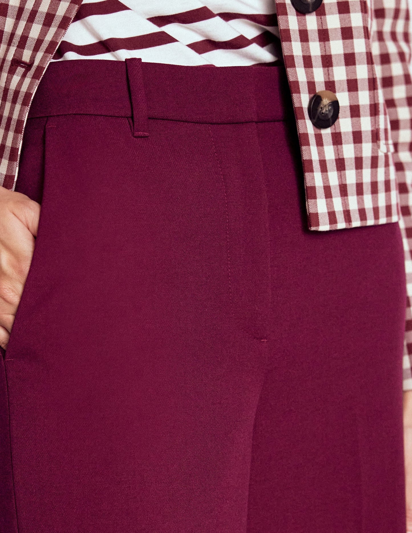 Belgravia Tailored Pants-Deep Wisteria