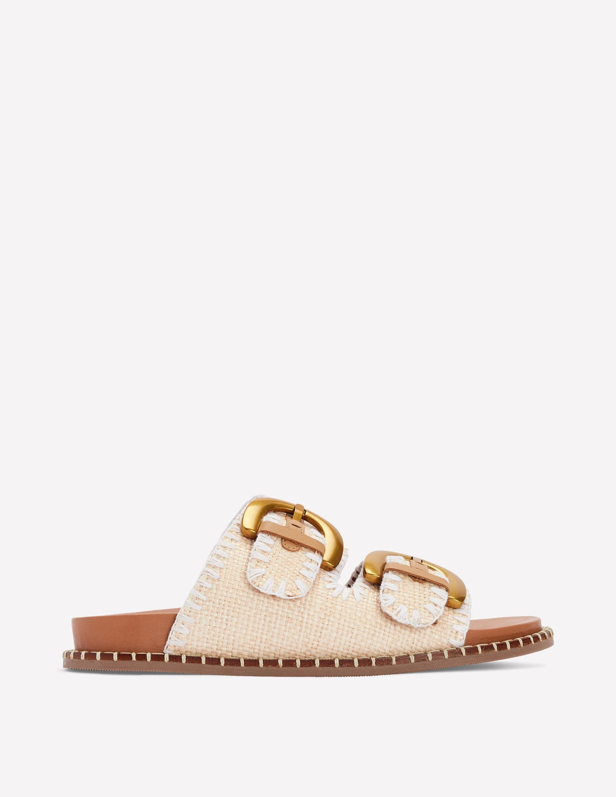 Alberta Footbed Sandals-Natural