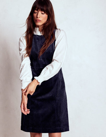 Annie Cord Shift Dress-Navy