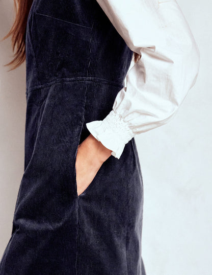 Annie Cord Shift Dress-Navy