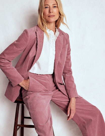 Belgravia Chunky Cord Pants-Blushing Rose