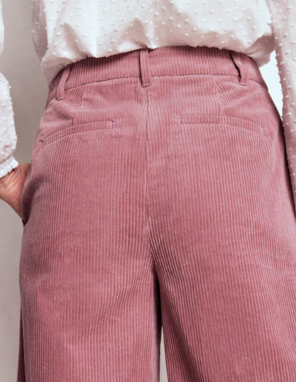 Belgravia Chunky Cord Pants-Blushing Rose