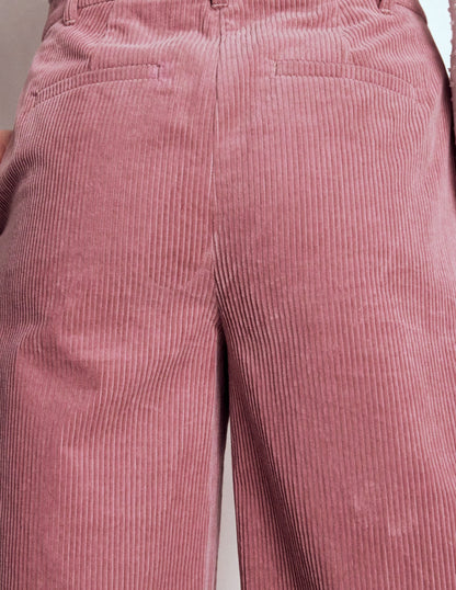 Belgravia Chunky Cord Pants-Blushing Rose
