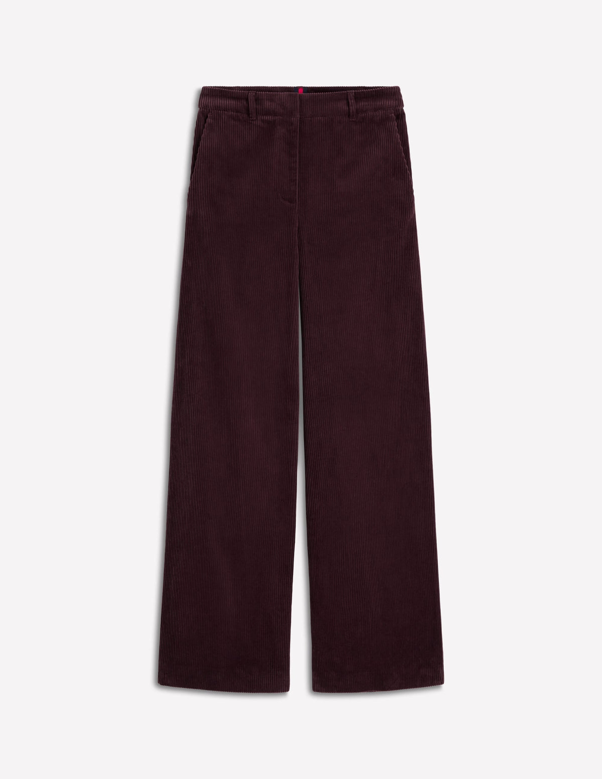 Belgravia Chunky Cord Pants-Deep Aubergine