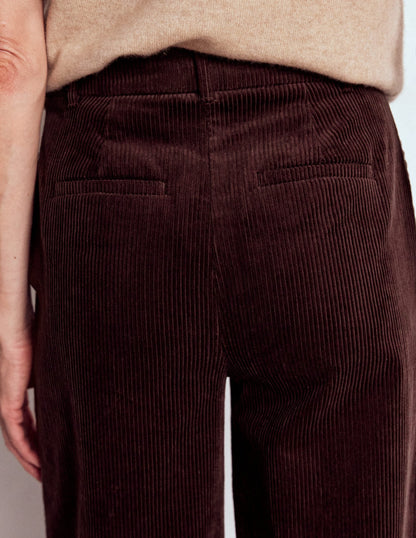 Belgravia Chunky Cord Pants-Deep Aubergine