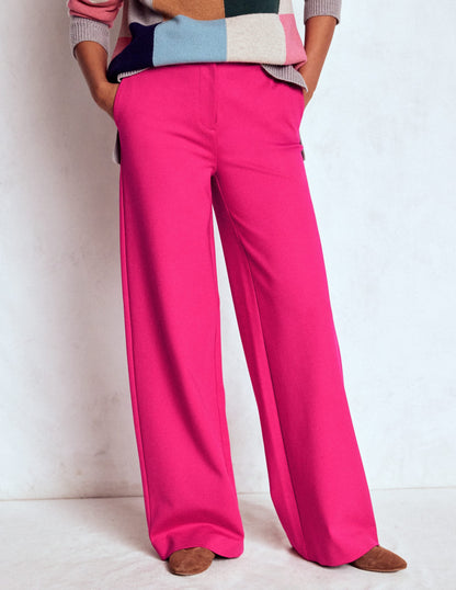 Belgravia Ponte Pants-Vibrant Pink