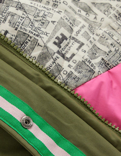 4-In-1 Hooded Parka-Woodland Green
