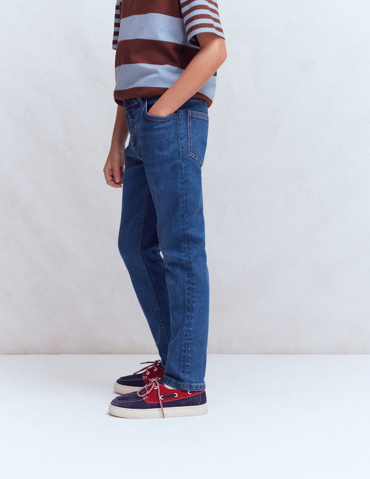 Adventure Slim Fit Jeans-Mid Vintage Denim