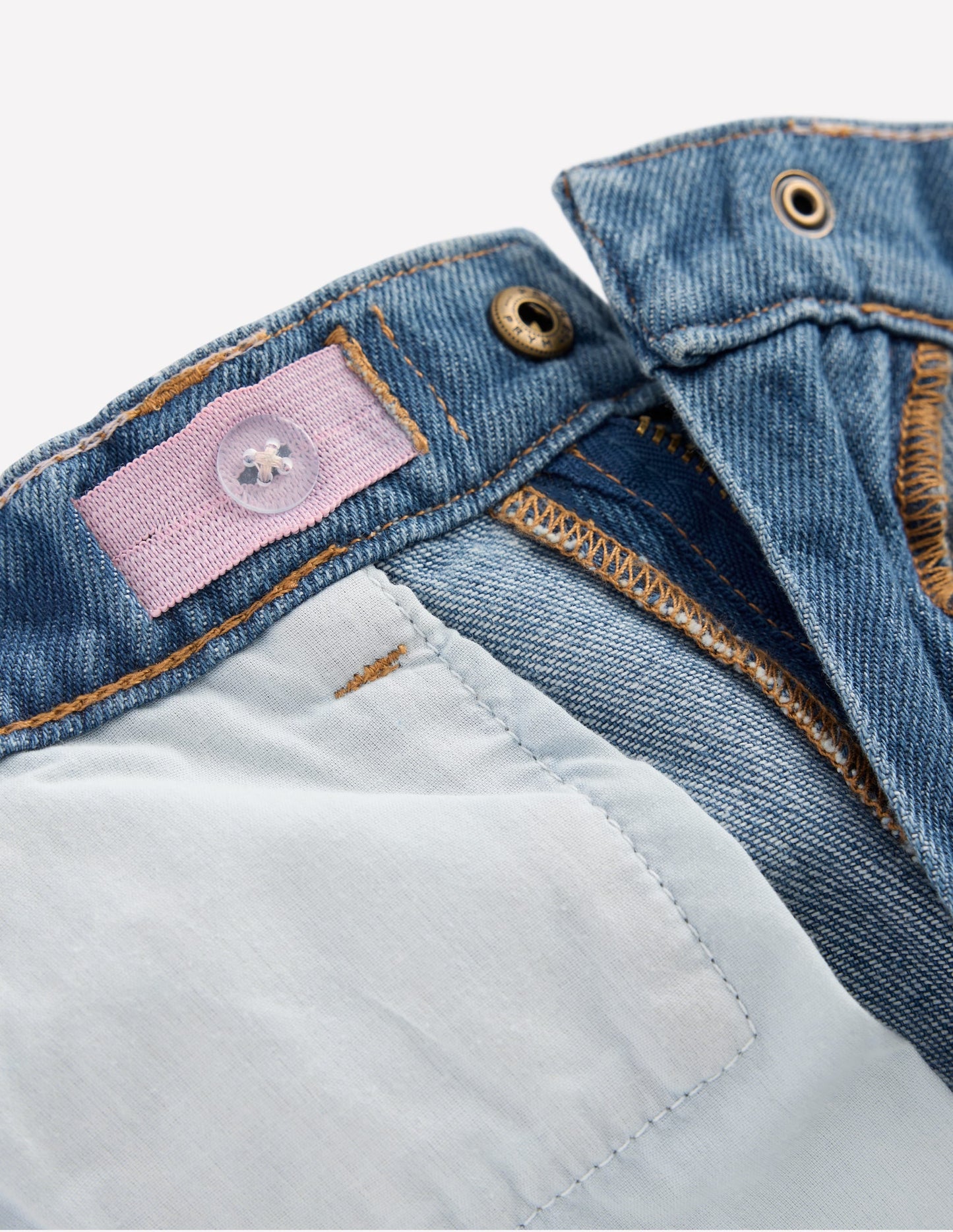 Barrel Leg Jeans-Mid Vintage Denim