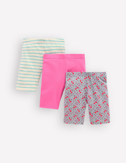 3-pack Cycling Shorts-Green Cherries