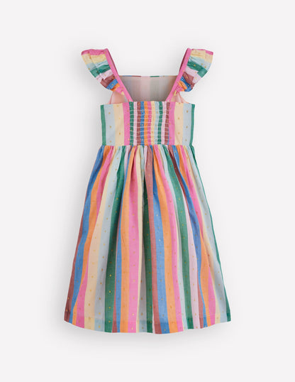 Annalisa Twirly Sundress-Multi Stripe