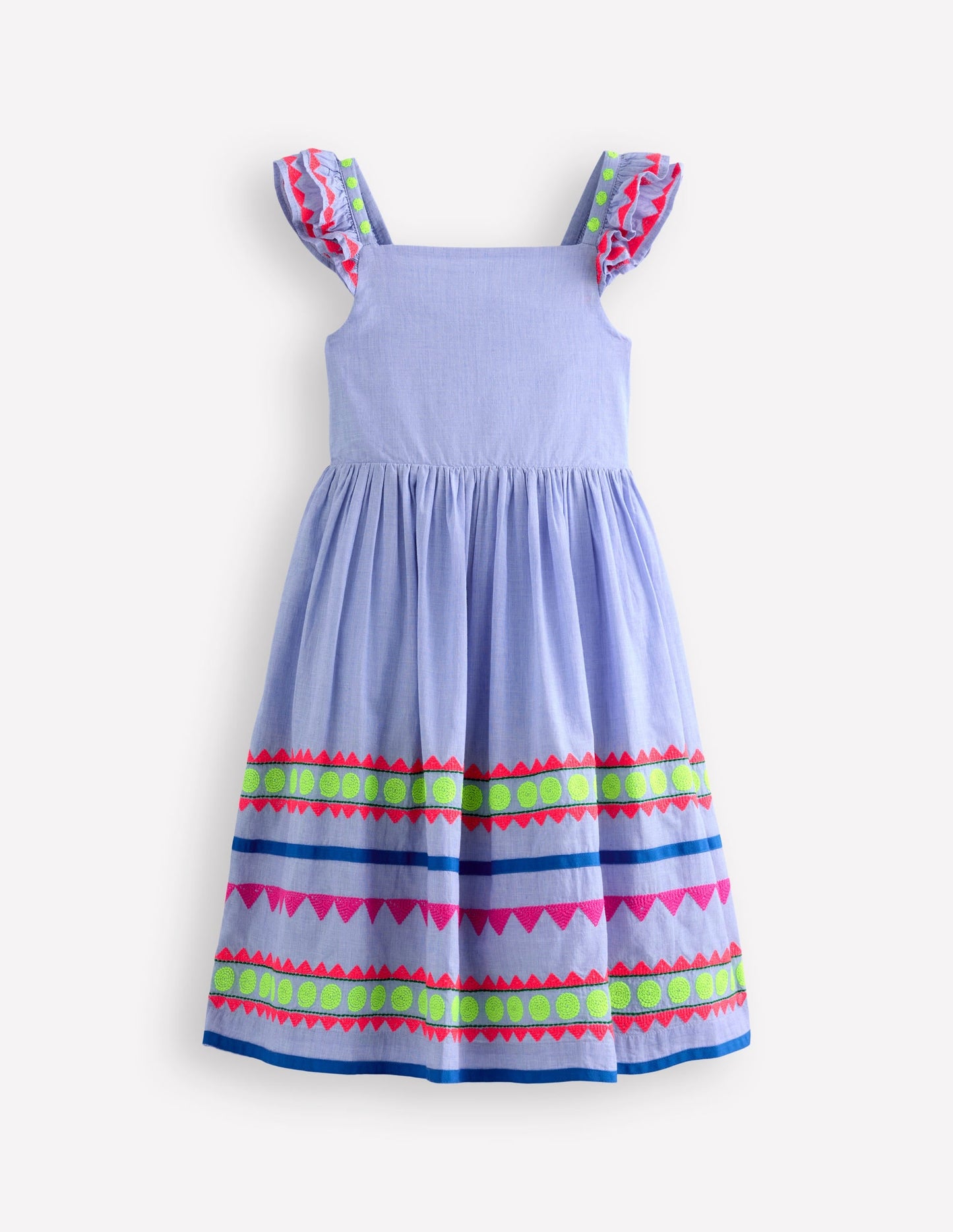 Annalisa Twirly Sundress-Aztec Print