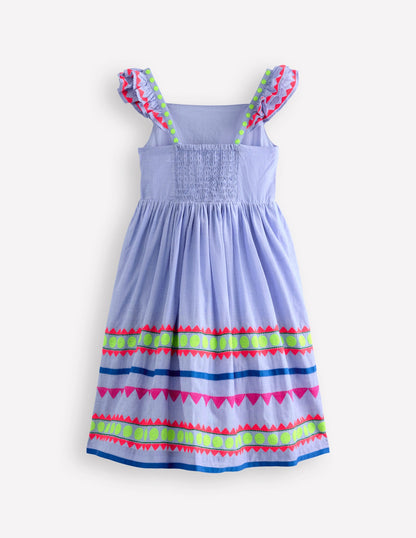 Annalisa Twirly Sundress-Aztec Print
