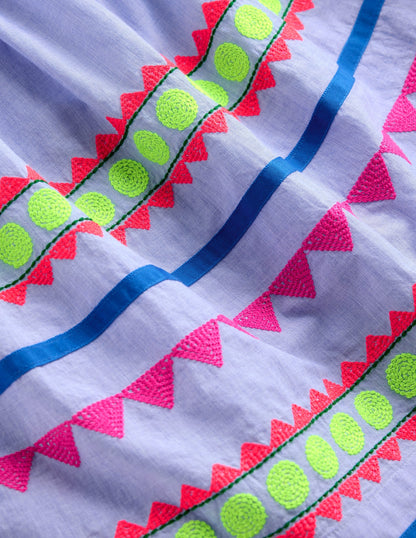 Annalisa Twirly Sundress-Aztec Print
