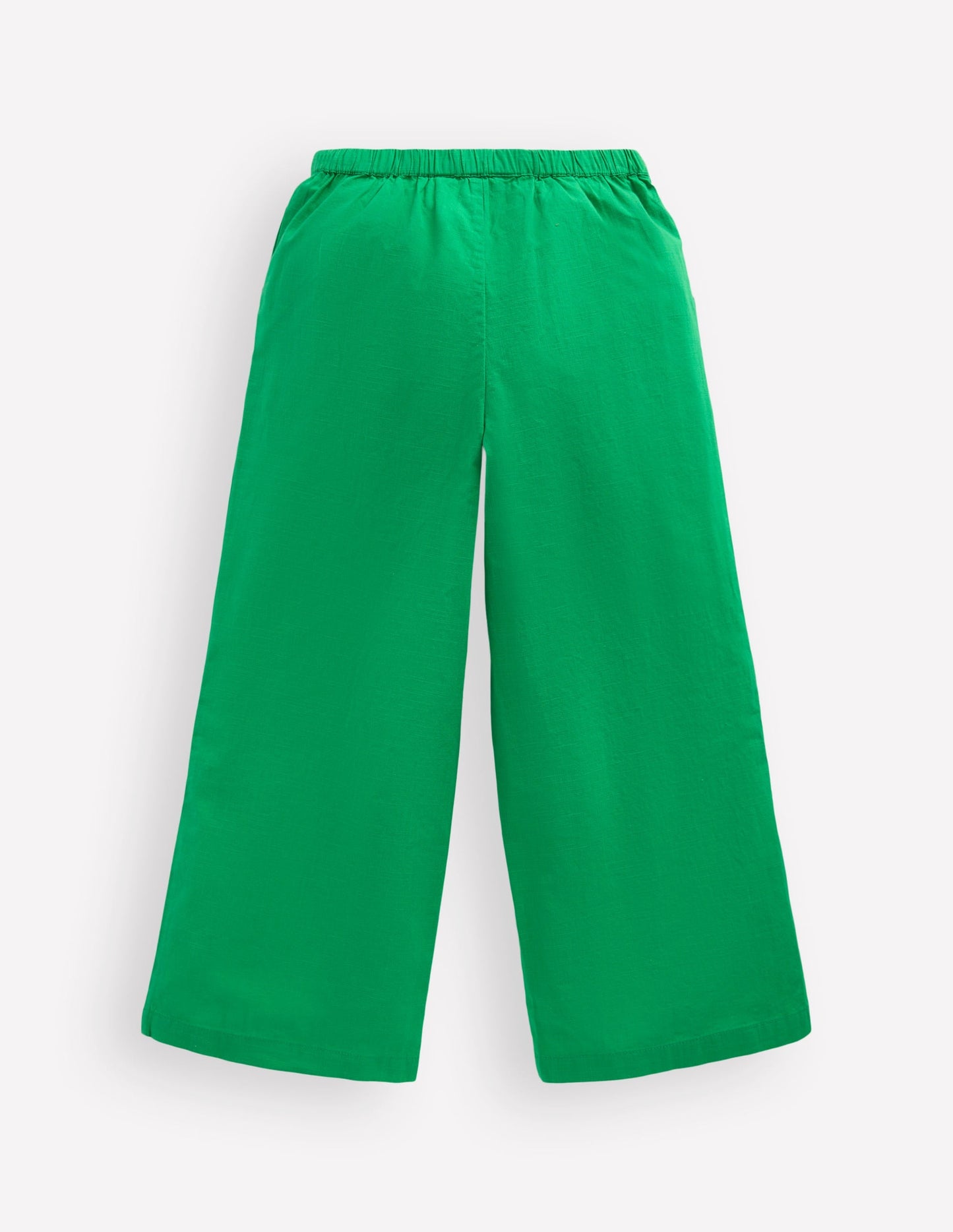 Applique Pull-on Pants-Green Flamingos