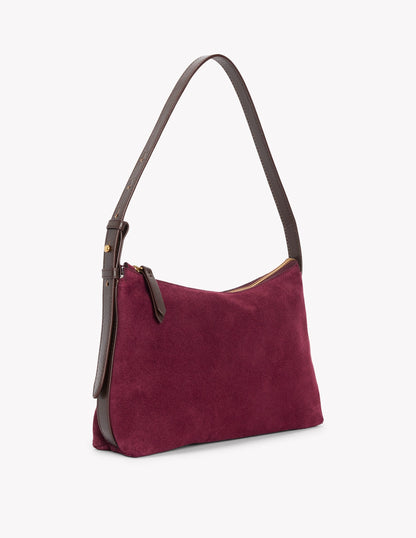 Allegra Slouchy Small Bag-Burgundy